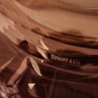 Lot #163  TIFFANY & CO. Crystal Center bowl