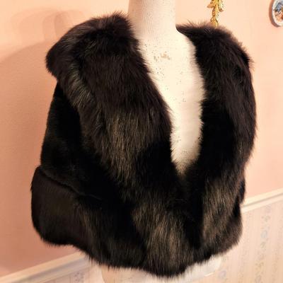 Lot #164 GORGEOUS Abel Furs Mink/Fox Shrug - like new