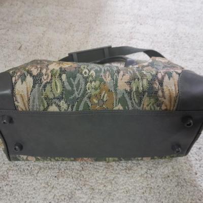 Protool and Luggage, black leather-like case and Samsonite suitcase