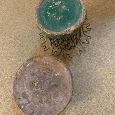 TWO Vintage Flower Frogs