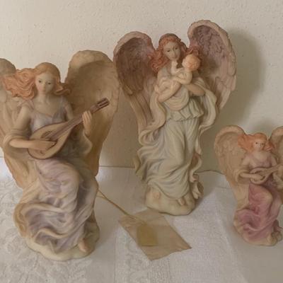 3 Seraphim Classics Angel Figurines