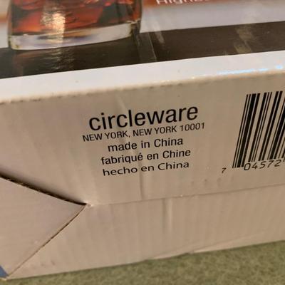 New In Box Highball Cocktail Glass Set