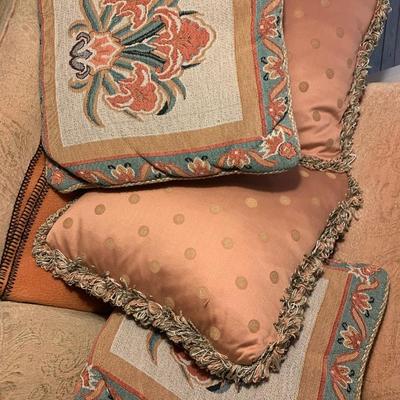 FOUR Approx. 17â€ Pillows - 2 Ethan Allen