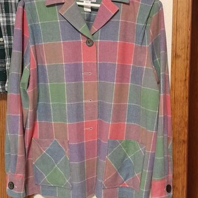 Women's button up Shirt Tops Henry Grethel, Christopher Banks, Pendleton, and others Size L