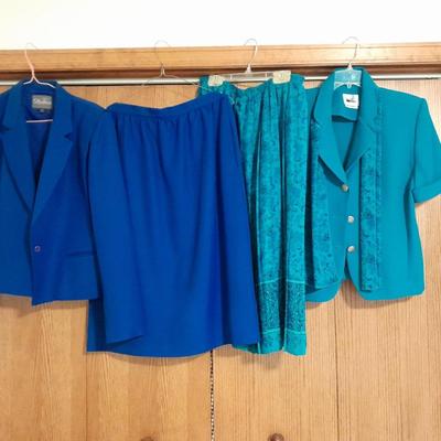 Women's Blazer / Suit Skirt Sets Leslie Fay 14 and Dallas 12/13