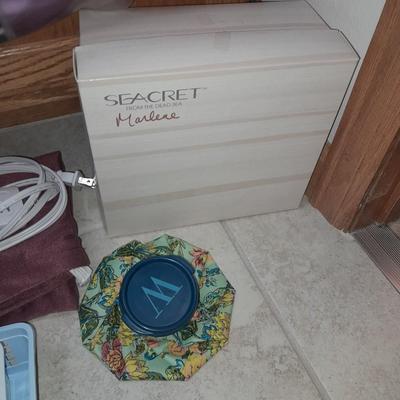 Heating pad, Organizer bins, water bag, and mastectomy Products