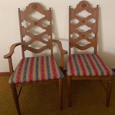Set of 5 Bassett Dining Chairs