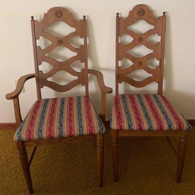Set of 5 Bassett Dining Chairs