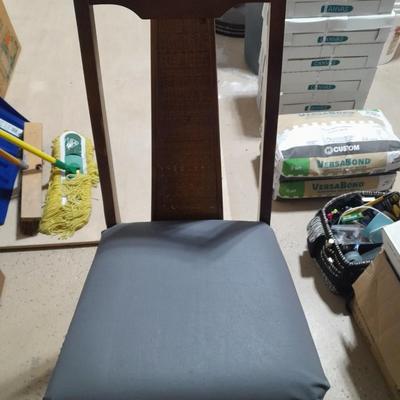Beautiful washstand table with wooden chair