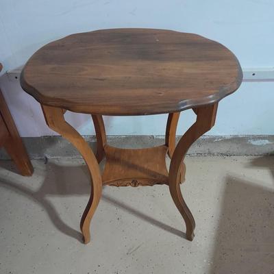 Beautiful washstand table with wooden chair