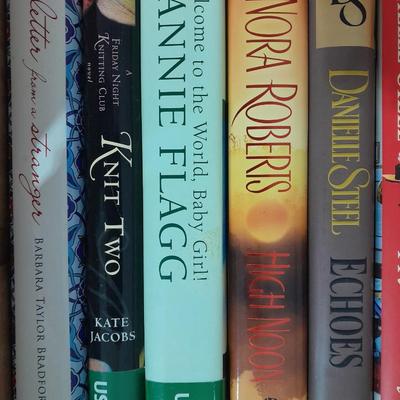 Hardback books, Romance, Nora Roberts, Danielle Steel, Annie Flag and more