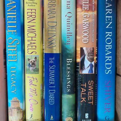 Hardback books, Romance, Nora Roberts, Danielle Steel, Annie Flag and more