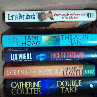 Hardback books Karen Robards, Catherine Coulter ,and others