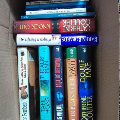 Hardback books Karen Robards, Catherine Coulter ,and others