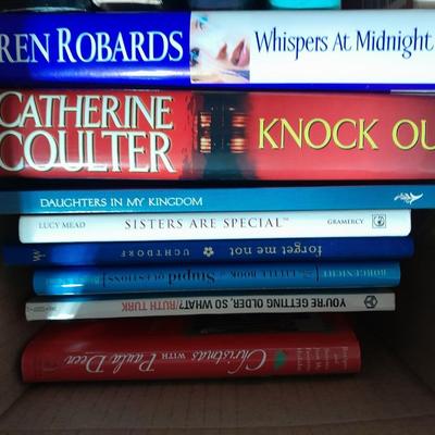 Hardback books Karen Robards, Catherine Coulter ,and others