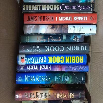 Hardback books Stuart Woods, James Patterson, Robin Cook and others