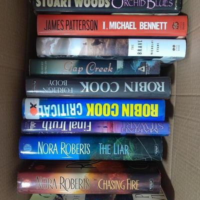 Hardback books Stuart Woods, James Patterson, Robin Cook and others