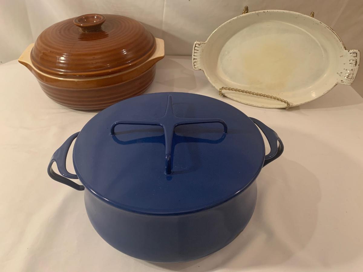 Dansk, Emile Henry France, and Descoware Belgium Enameled Cookware (K