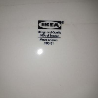 Five different sized Ikea White pillar vases / crocks for special events or home use