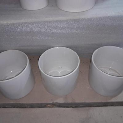 Remainder of Ikea different sized Ikea White pillar vases / crocks for special events or home use