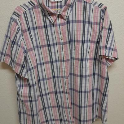Women's short sleeved button up tops American weekend, Lee Riders L & XL