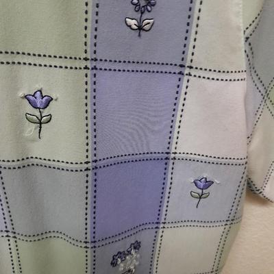 Women's short sleeved button up tops American weekend, Lee Riders L & XL