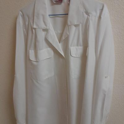 Long Sleeved Silky Women's Shirt tops L & XL Yves St. Clair, La Blouse, and others