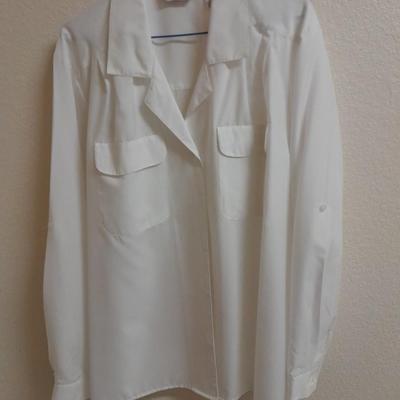 Long Sleeved Silky Women's Shirt tops L & XL Yves St. Clair, La Blouse, and others