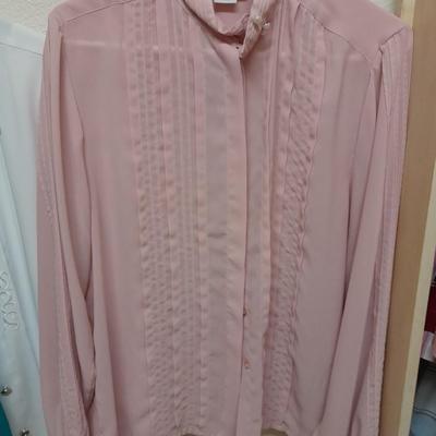 Long Sleeved Silky Women's Shirt tops L & XL Yves St. Clair, La Blouse, and others