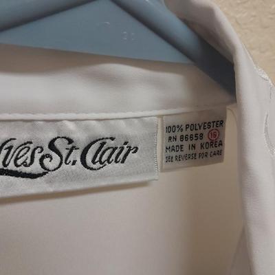 Long Sleeved Silky Women's Shirt tops L & XL Yves St. Clair, La Blouse, and others