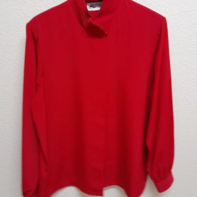 Long Sleeved Silky Women's Shirt tops L & XL Yves St. Clair, La Blouse, and others