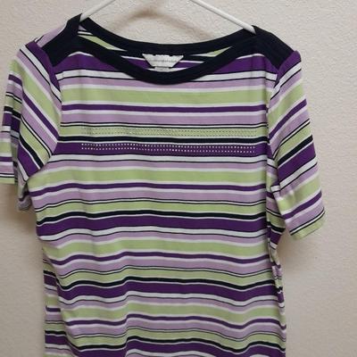 Women's short Sleeved shirt tops, L & XL Christopher Banks, SB, Croft & Barrow