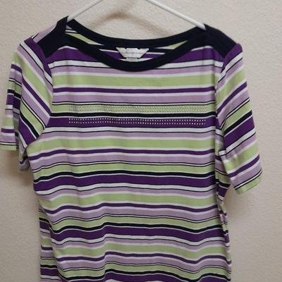 Women's short Sleeved shirt tops, L & XL Christopher Banks, SB, Croft & Barrow