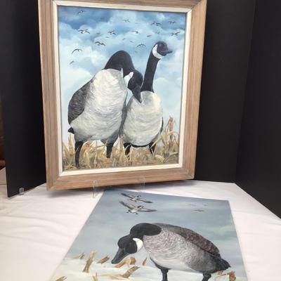 652 Geese Acrylic Paintings by Fleck