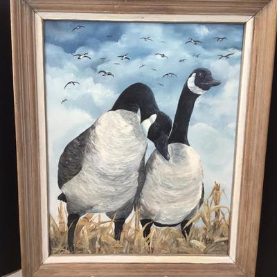 652 Geese Acrylic Paintings by Fleck
