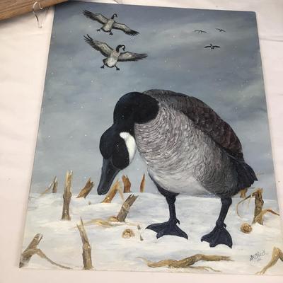 652 Geese Acrylic Paintings by Fleck