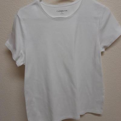 Women's short Sleeved shirt tops, L & XL Alfred Dunner, Land's end, Christopher Banks