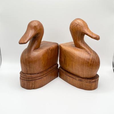 Set Of Two (2) ~ Duck Bookends ~ *Read Details