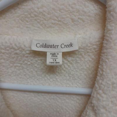 Three Women's Vests L and 1 X Colorado trading & clothing Co., Coldwater creek