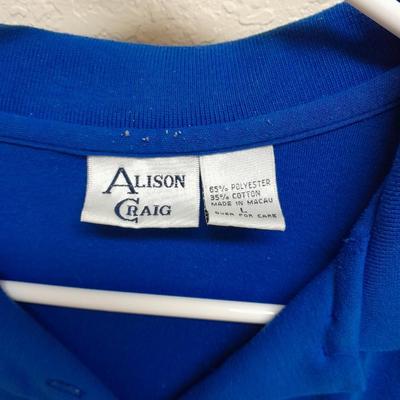 Women's short sleeved collared Shirts, L & XL Alfred Dunner, Alison Craig, Croft & Barrow