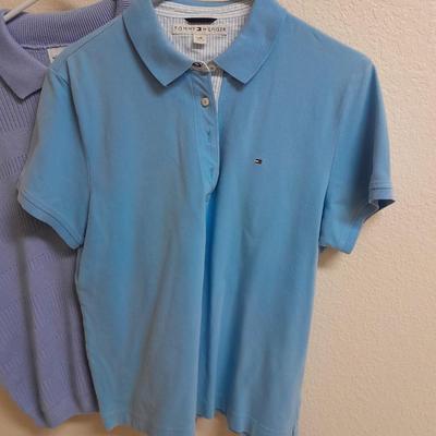 Women's short sleeved collared Shirts, L & XL Alfred Dunner, Alison Craig, Croft & Barrow