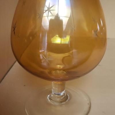 6 Rare Vintage Mid Century Brandy Snifter
