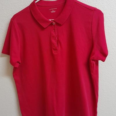 Women's short sleeved GOLF Shirts, L & XL Nike Golf, Land's End