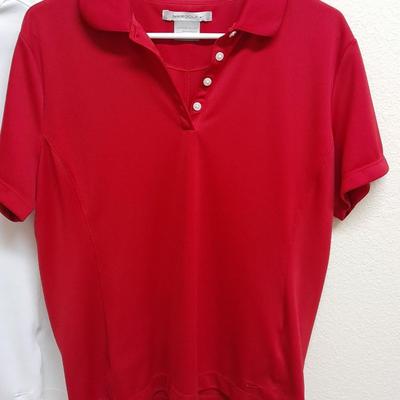 Women's short sleeved GOLF Shirts, L & XL Nike Golf, Land's End