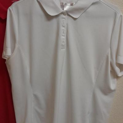 Women's short sleeved GOLF Shirts, L & XL Nike Golf, Land's End