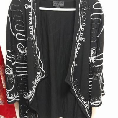 Women's Dress Jackets with unique and fun designs L Investments, and untagged silk with Asian design