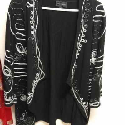 Women's Dress Jackets with unique and fun designs L Investments, and untagged silk with Asian design