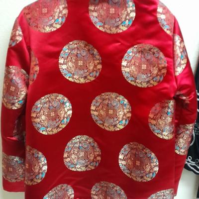 Women's Dress Jackets with unique and fun designs L Investments, and untagged silk with Asian design
