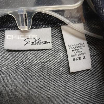 Women's Blazer Jackets and a jean jacket / pant set foreign size 2, 16 and XL Chico's, Alfred Dunner