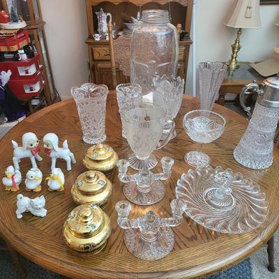 Mid Century Glass Lot